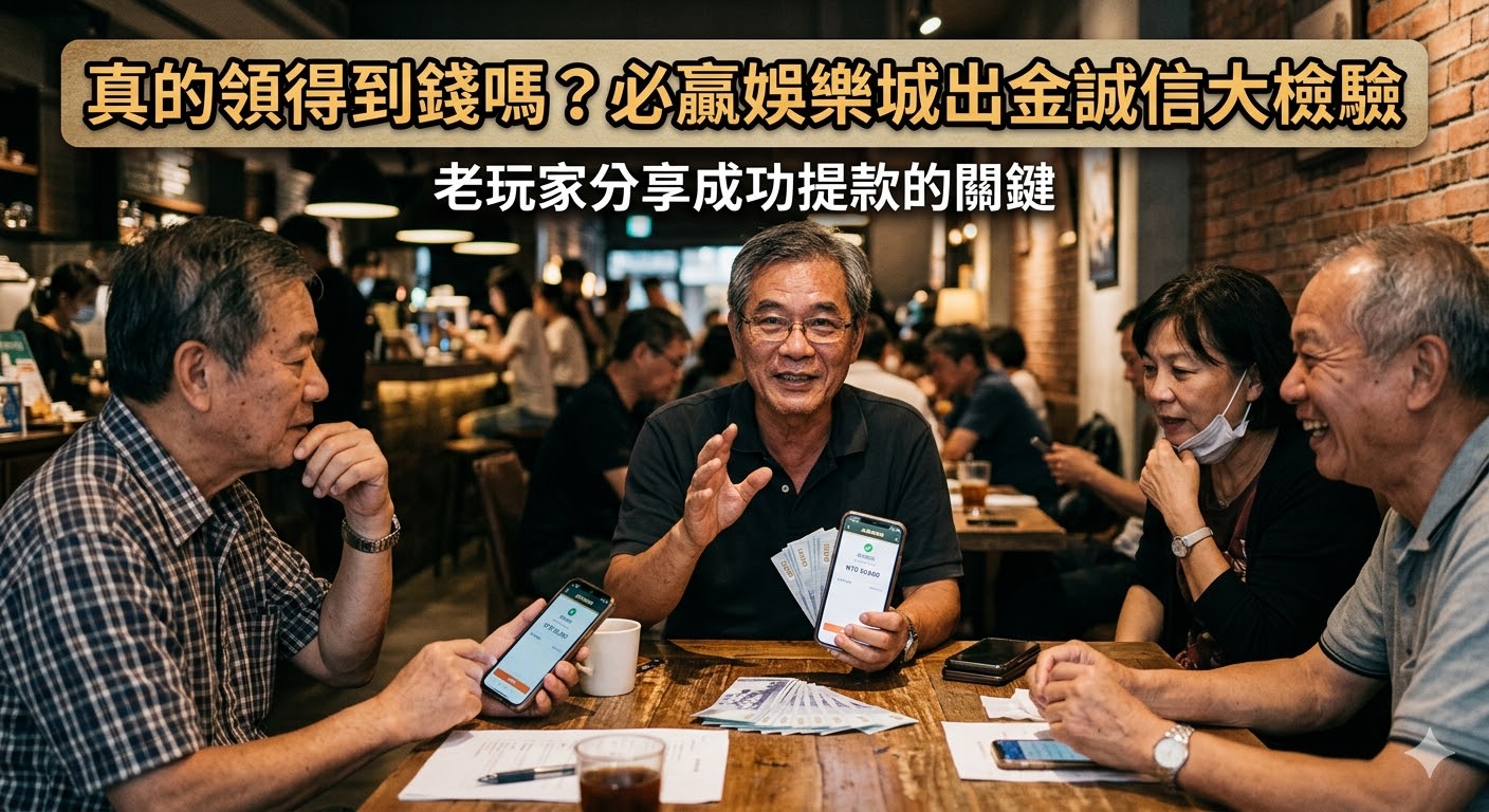 真的領得到錢嗎？必贏娛樂城出金誠信大檢驗，老玩家分享成功提款的關鍵